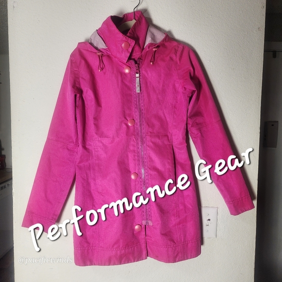MPG Jackets & Blazers - MONDETTA PERFORMANCE GEAR HOT PINK RAIN COAT XS